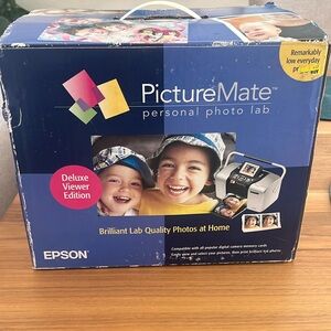 EPSON PictureMate Personal Photo Lab Inkjet Printer Deluxe Viewer C11C618001